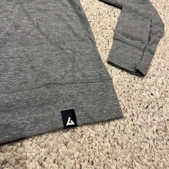 American Giant Women's Lightweight Full Zip Hoodie Sz S Gray Active Gym - Picture 2 of 6